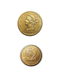 1874-S Gold $10 Liberty Head - MS-60  - $30K APR Value w/ CoA! APR 57