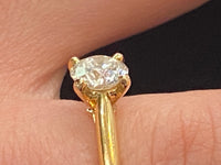 Cartier New Diamond Engagement Ring 18K 1.03 ct.w GIA, COA, $22K Cert Appraisal! APR57