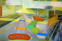 Jean Arnold, 'Colfax West: Casabonita,' Urban Motion Series, Oil on Canvas, Unframed, 2009-13 - Appraisal Value: $18K APR 57