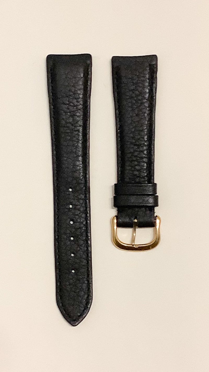EBEL Black Leather Watch Strap for Screw Lugs - $600 APR VALUE w/ CoA! ✓ APR 57