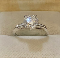 Amazing Platinum 2+Ct. Diamond Accent Engagement Ring - $70K Appraisal Value w/CoA} APR57