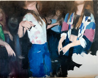 MARK TENNANT "Dancing I" Oil on Canvas APR 57