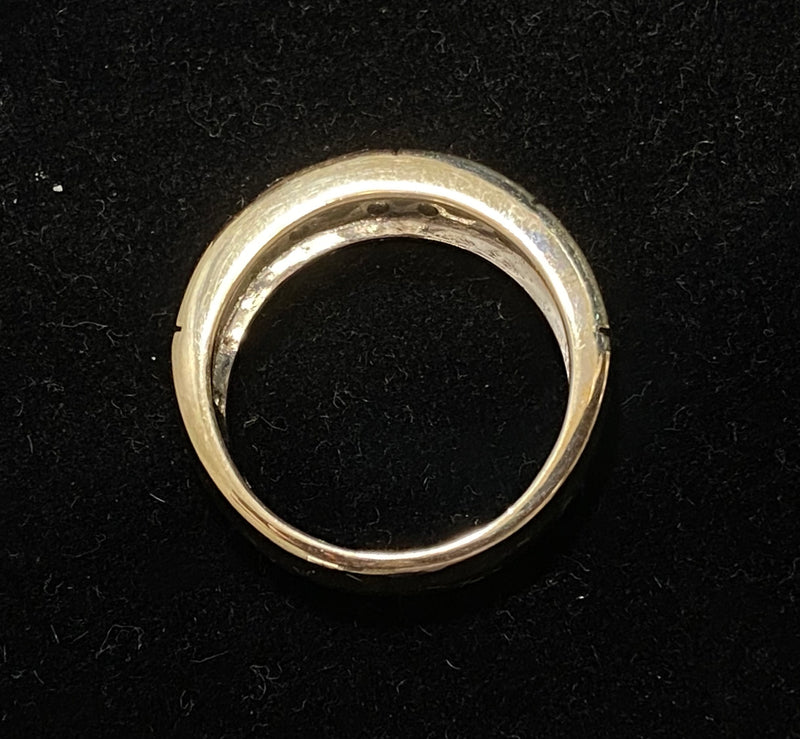 High End Designer 18K Yellow & White Gold 20-Diamond Ring - $20K Appraisal Value w/CoA} APR57