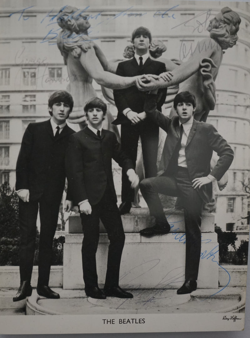 THE BEATLES by Dezo Hoffman - Very Rare Vintage Photograph, Signed - $50K VALUE APR 57