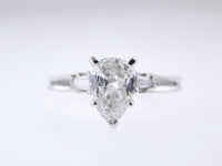 Contemporary Handmade Diamond Engagement Ring with 1.60+ Carats in Diamonds in Platinum - $30K VALUE APR 57