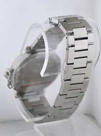 CARTIER Pasha de Cartier #2475 Automatic Wristwatch White Dial Link Band in Stainless Steel - $10K VALUE APR 57