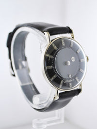1960's Vacheron Constantin & LeCoultre Galaxy Mystery Dial Diamond Solid White Gold Leather Strap - $20K VALUE APR 57