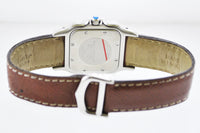 CARTIER Santos #1566 Two-Tone 18K YG & SS Square Quartz Wristwatch - $15K VALUE! APR 57