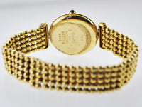 CARTIER 18K Yellow Gold Rivoli Small Round Wristwatch w/ Wide Bezel - $35K VALUE! APR 57