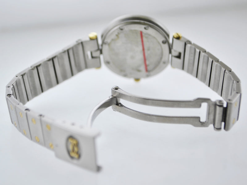 CARTIER Two-Tone Yellow Gold & Stainless Steel Round Quartz Wristwatch - $7K VALUE! APR 57