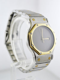 CARTIER Santos #2966 Two-Tone 18K YG & SS Octagonal Automatic Wristwatch - $7K VALUE! APR 57