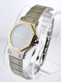 CARTIER Santos Two-Tone YG & SS Octagonal Automatic Wristwatch - $10K VALUE! APR 57