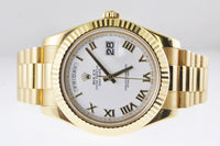Rolex Oyster Perpetual Day-Date Rare 41 mm Wristwatch in 18 Karat Yellow Gold - $50K VALUE APR 57