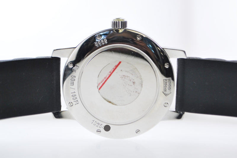 CHOPARD Gran Turizmo 8955 Men's SS Wristwatch on Black Rubber Strap - $12K VALUE, w/Cert! APR 57