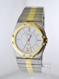 Vintage Chopard St. Moritz Ref.# 8023 Wristwatch Two-Tone Stainless Steel and Gold Tone Oyster Band - $10K VALUE APR 57