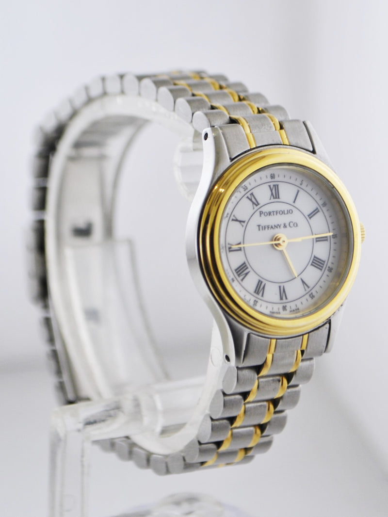 PORTFOLIO by TIFFANY & CO. Rare Two-tone YG & SS Wristwatch - $3K VALUE APR 57