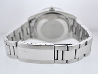 ROLEX Oyster Perpetual Date SS Men's Watch w/ Rare Fluted Bezel & Black Dial- $16K Appraisal Value! ✓ APR 57