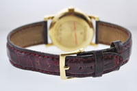 BVLGARI Automatic 18K Yellow Gold Round Wristwatch w/ Black Dial - $12K VALUE APR 57
