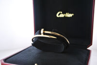 CARTIER 16mm 18K Rose Gold Nail Bangle Bracelet - Brand New w/ Original Box - $8K APR Value w/ CoA! APR 57
