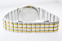 Vintage Chopard Monte Carlo Ref.#8035 Oval Wristwatch Two-Tone Stainless Steel and Yellow Gold Tone Oyster Band - $13K VALUE APR 57