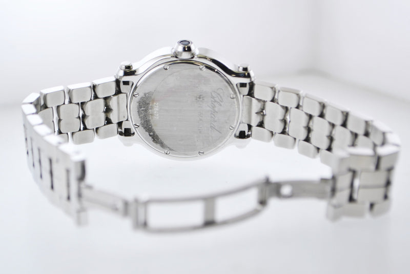 Chopard Happy Sport Floating Diamond Ladies Wristwatch Ref.#8457 in Stainless Steel - $19K VALUE APR 57