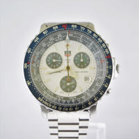 TAG HEUER Stainless Steel Pilot Chronograph Men's Wristwatch - $6K VALUE APR 57