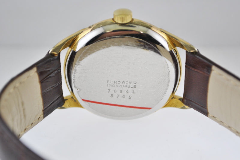 SULTANA Vintage Triple Calendar Men's Wristwatch in Gold tone - $10K VALUE APR 57