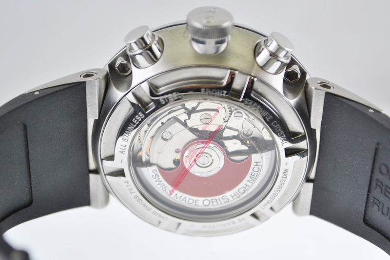 Oris Williams F1 Chronograph Men's Wristwatch in Stainless Steel - $6K VALUE APR 57