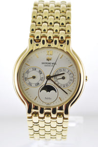Raymond Weil Fidelio Men's Wristwatch in Yellow Gold - $5K VALUE APR 57