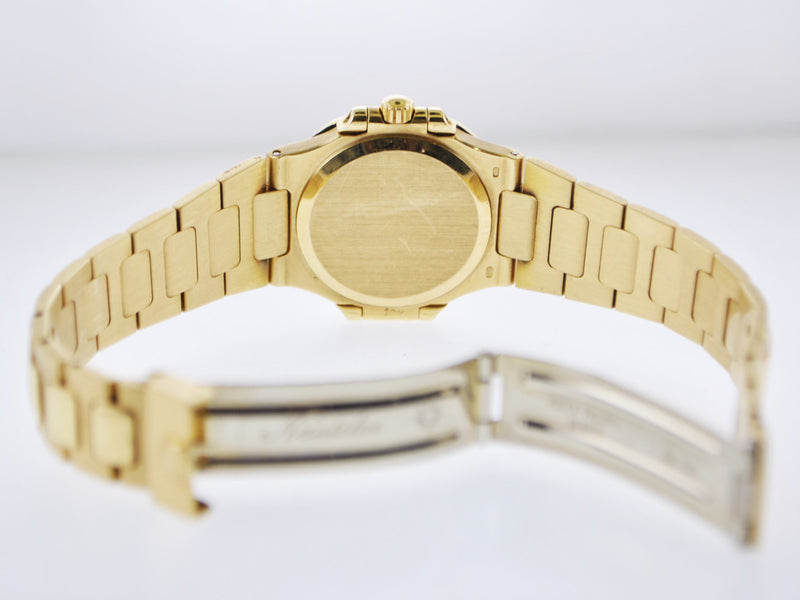 PATEK PHILIPPE Limited Edition Nautilus w/ 300 Factory Diamonds, 18K Yellow Gold Ladies Wristwatch - $300K Appraisal Value! ✓ APR 57
