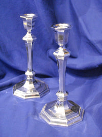 Pair of Candlesticks by Tiffany & Co Germany Circa 1920's Signed Sterling Silver - $10K VALUE* APR 57