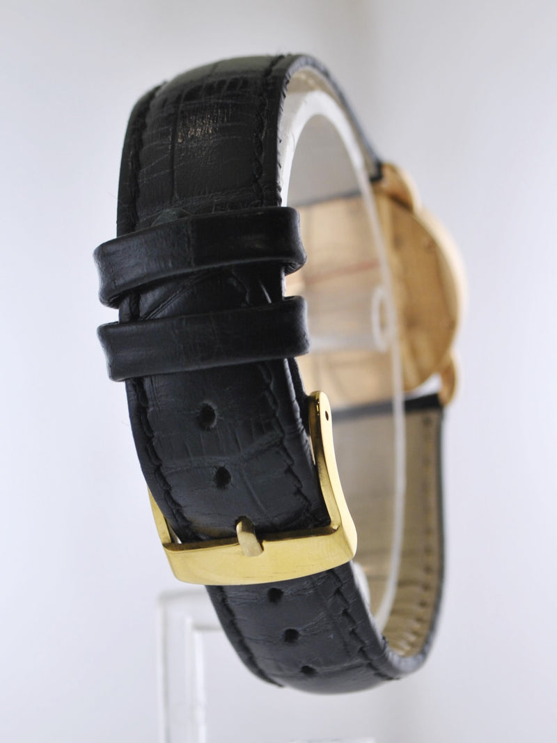 CARTIER Ronde Louis #2886 Wristwatch in 18K Rose Gold on Black Crocodile Strap - $30K VALUE APR 57