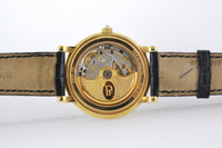 PARMIGIANI FLEURIER Men's Automatic Wristwatch #4608 Skeleton Back 18 Karat Yellow Gold on Leather Strap - $50K VALUE APR 57