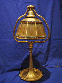 1938 Vintage Tiffany Studios Fabrique Lamp Favrile Glass and Bronze Signed Dated - $30K VALUE* APR 57