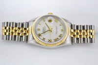 Rolex Oyster Perpetual DateJust Men's Wristwatch Dial Two-tone in 18 Karat Yellow Gold & Stainless Steel - $18K VALUE APR 57
