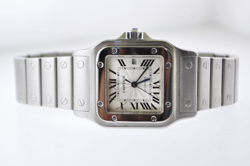 CARTIER Santos #2319 Square Automatic Stainless Steel Wristwatch w/ Date Feature - $7K VALUE! APR 57