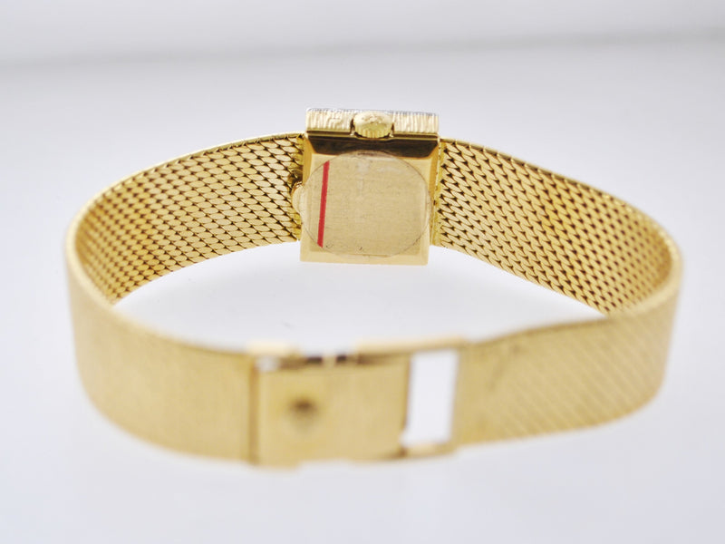 Vintage Patek Philippe Diamond Lady's Wristwatch w/ Original Band in 18 Karat Yellow Gold - $50K VALUE APR 57