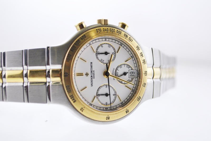 VACHERON CONSTANTIN 1990's Vintage 49001 Phidias Chronograph Two-tone SS & 18K YG Wristwatch - $35K VALUE APR 57