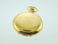 PATEK PHILIPPE Vintage 1891 Engraved 18K Yellow Gold Pocket Watch - $15K VALUE APR 57