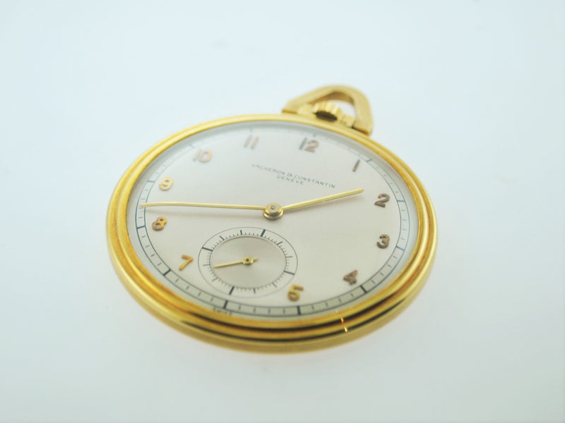 VACHERON CONSTANTIN Rare 1950s 18K Yellow Gold Pocket Watch - $30K VALUE, w/Cert! APR 57