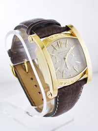 BVLGARI Assioma Automatic Wristwatch Square Jumbo 18K YG Chronograph - $20K VALUE APR 57
