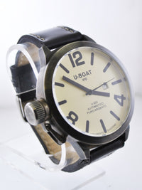 U-BOAT Rare Jumbo IFO Jumbo Sterling Silver Wristwatch w/ Left-Sided Crown - $10K VALUE APR 57