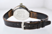 TIFFANY & CO. Vintage 1950s Sterling Silver Pocket Watch Style Wristwatch w/ Sub-dial - $15K VALUE APR 57