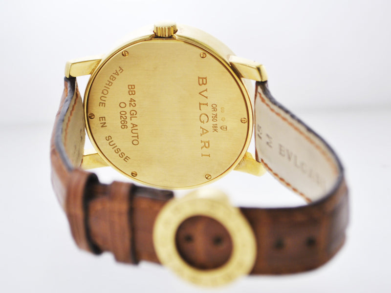 BVLGARI Jumbo Men's Watch Automatic 18K Yellow Gold