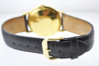 Corum & Cartier Mechanic Round Wristwatch on Leather Strap in 18 Karat Yellow Gold - $30K VALUE APR 57