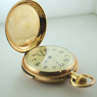 1890s La Phare Pocket Watch Minute Repeater in 18K Rose Gold Hunting Case with Hidden Picture - $30K VALUE, w/Cert! APR 57