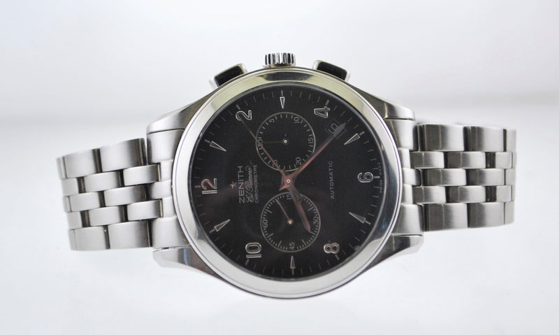 ZENITH El Primero Automatic Chronograph w/ Skeleton Back in Stainless Steel - $15K VALUE APR 57