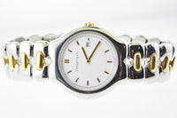 TIFFANY & CO. Tesoro #M0112 Two-Tone 18K YG / SS Wristwatch w/ White Face- $6K VALUE APR 57