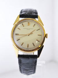 VACHERON CONSTANTIN Vintage 1950's Ref. #6073 Ultra Thin 18K Rose Gold Wristwatch - $30K VALUE APR 57