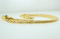 Contemporary Q'uortia Yellow Gold Pendant Necklace with 1.25 Carats in Diamonds - $20K VALUE APR 57